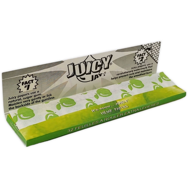 Juicy Jay´s Green Apple King Size Slim 32 Blatt Longpaper 2